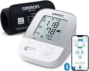 OMRON X3 Comfort Tensiómetro de Brazo digital, Máquina de presión sanguínea para el control de la hipertensión, validado clinicamente también para uso en diabéticos o durante el embarazo